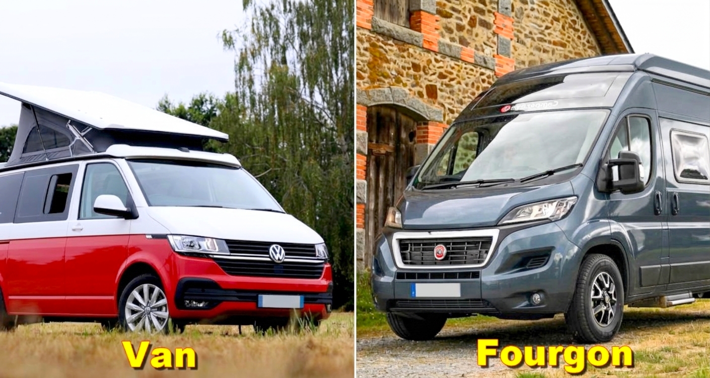 Différences entre van et fourgon